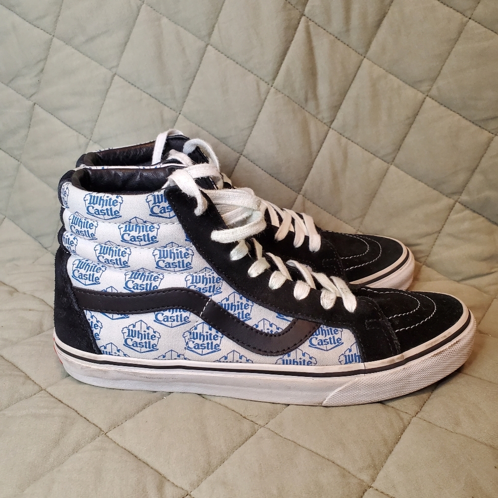 SUPREME X Vans X White Castle  sz 9 old school high tops